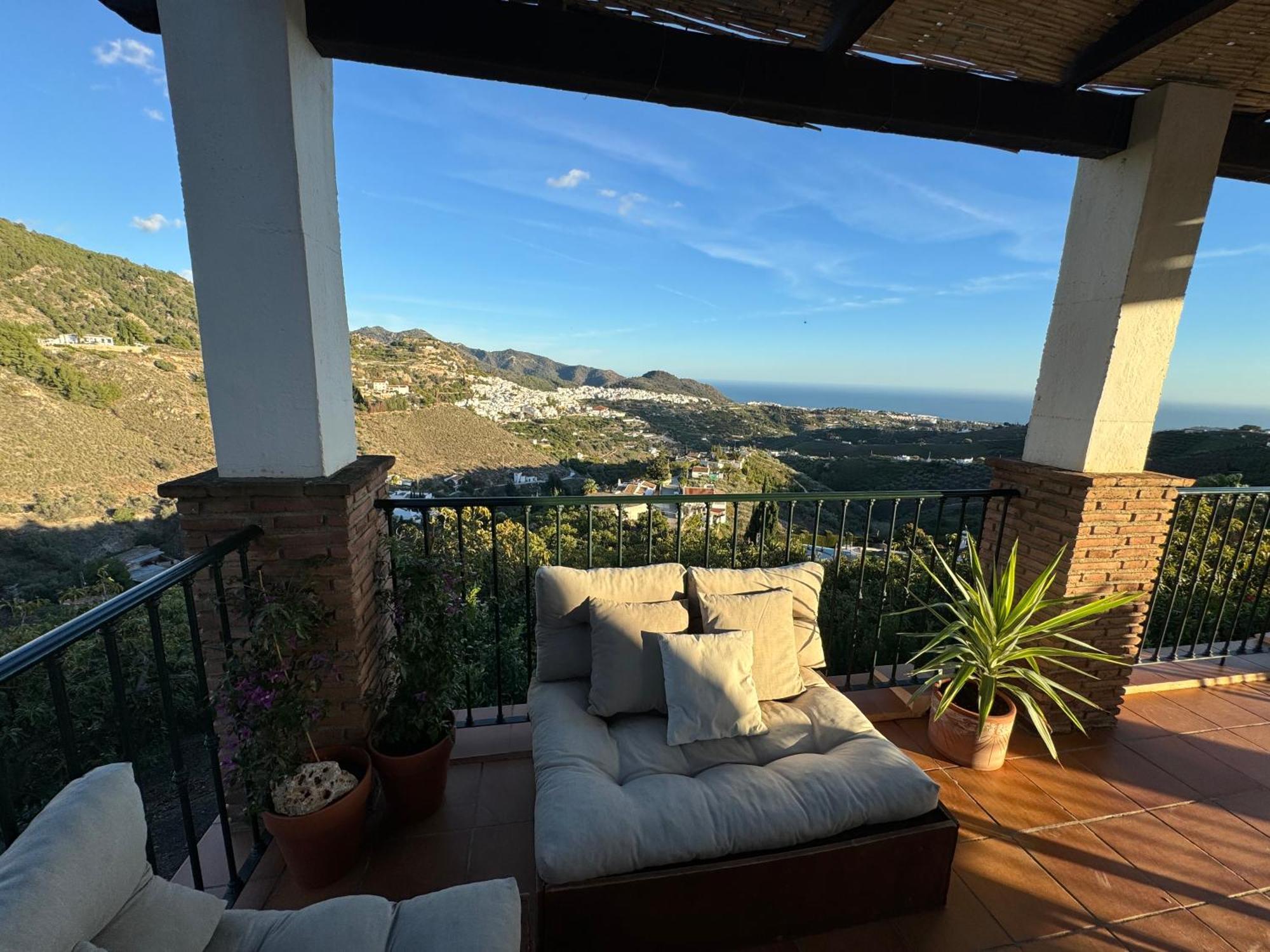 Villa En Frigiliana Con Piscina, Jacuzzi Y Espectaculares Vistas Экстерьер фото