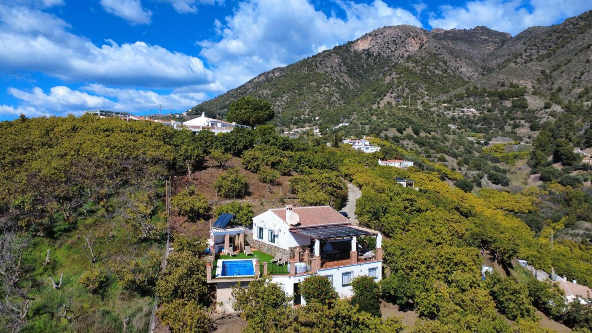Villa En Frigiliana Con Piscina, Jacuzzi Y Espectaculares Vistas Экстерьер фото